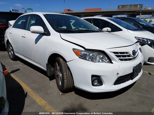 40081834 :رقم المزاد ، 2T1BU4EE8DC991811 vin ، 2013 Toyota Corolla S/le مزاد بيع
