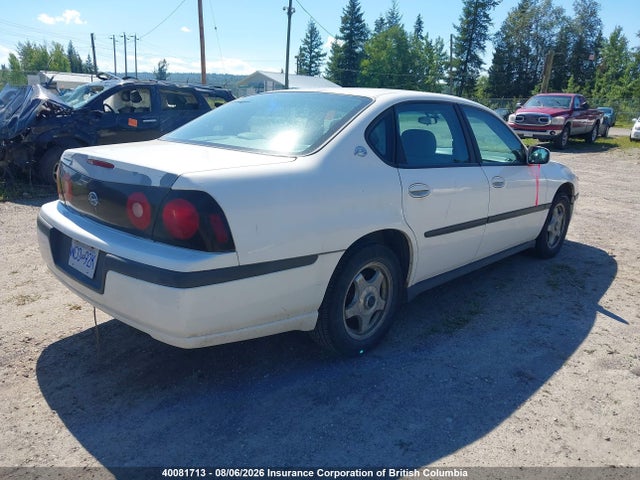 2004 Chevrolet Impala მანქანა იყიდება აუქციონზე, vin: 2G1WF52E349436618, აუქციონის ნომერი: 40081713