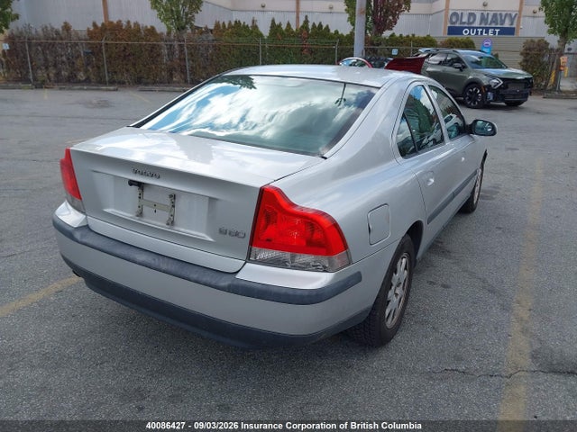 40086427 :رقم المزاد ، YV1RS61R512023582 vin ، 2001 Volvo S60 مزاد بيع