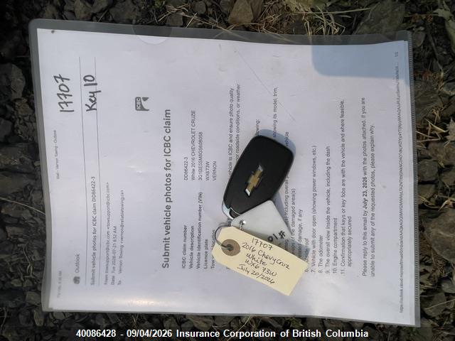 Chevrolet Cruze 2016 3G1BE5SM8GS608058 Image 14