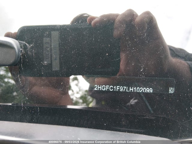 Honda Civic Touring 2020 2HGFC1F97LH102099 Image 20