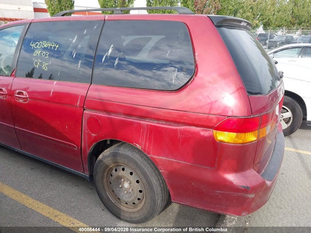 40086444 :رقم المزاد ، 2HKRL18672H000368 vin ، 2002 Honda Odyssey Ex مزاد بيع