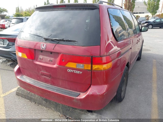 40086444 :رقم المزاد ، 2HKRL18672H000368 vin ، 2002 Honda Odyssey Ex مزاد بيع
