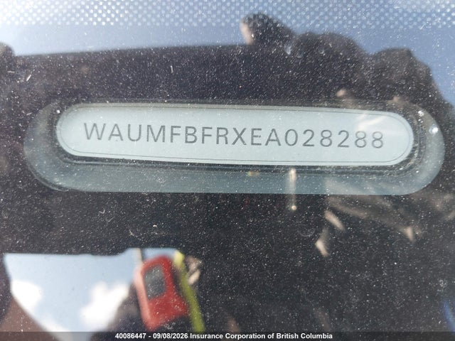 40086447 :رقم المزاد ، WAUMFBFRXEA028288 vin ، 2014 Audi A5 مزاد بيع