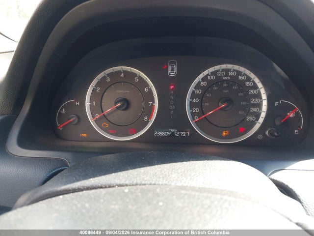 40086449 :رقم المزاد ، 1HGCP26858A807977 vin ، 2008 Honda Accord Ex-l مزاد بيع