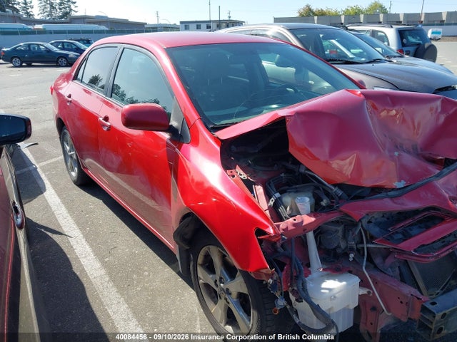 40084456 :رقم المزاد ، 2T1BU4EE0BC596356 vin ، 2011 Toyota Corolla S/le مزاد بيع