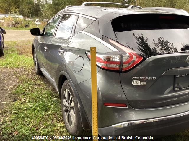 Auction sale of the 2016 Nissan Murano S/sl/sv/platinum, vin: 5N1AZ2MG8GN113555, lot number: 40086470