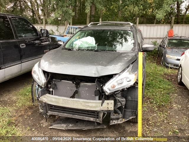 Auction sale of the 2016 Nissan Murano S/sl/sv/platinum, vin: 5N1AZ2MG8GN113555, lot number: 40086470