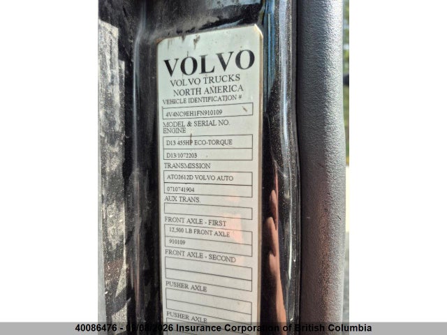 Volvo Vn L 2015 4V4NC9EH1FN910109 Image 13