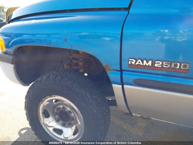 1999 Dodge Ram 2500 მანქანა იყიდება აუქციონზე, vin: 1B7KF2365XJ593510, აუქციონის ნომერი: 40086478