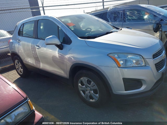 2014 Chevrolet Trax Ls მანქანა იყიდება აუქციონზე, vin: 3GNCJKEB2EL195147, აუქციონის ნომერი: 40081836
