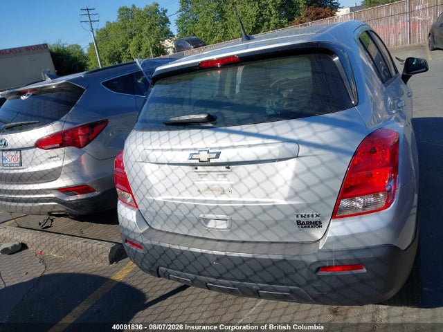 2014 Chevrolet Trax Ls მანქანა იყიდება აუქციონზე, vin: 3GNCJKEB2EL195147, აუქციონის ნომერი: 40081836