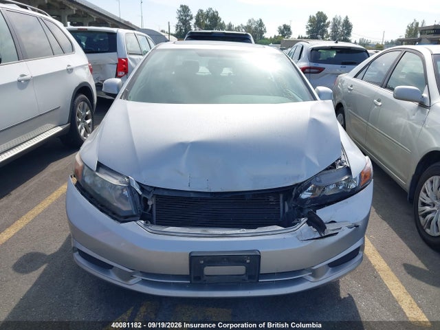 2012 Honda Civic Lx მანქანა იყიდება აუქციონზე, vin: 2HGFB2F57CH003837, აუქციონის ნომერი: 40081182