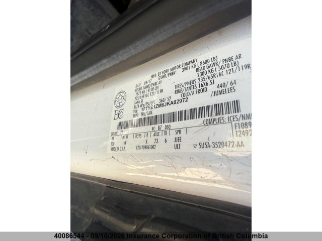 Ford Transit-150 2018 1FTYE1ZM6JKA02972 Image 23