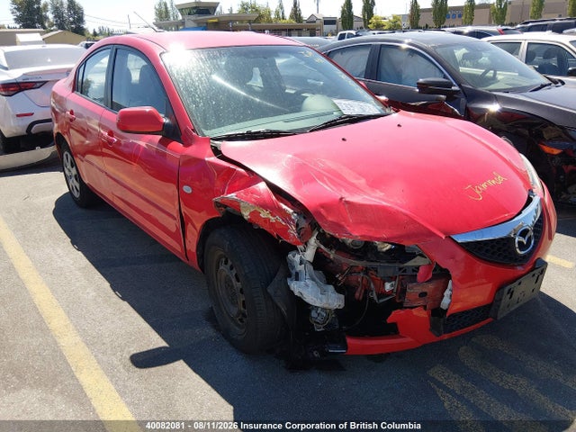 2008 Mazda 3 I მანქანა იყიდება აუქციონზე, vin: JM1BK32F981828415, აუქციონის ნომერი: 40082081
