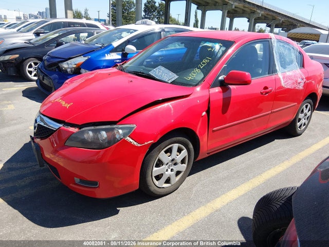 Aukcja sprzedaży 2008 Mazda 3 I, vin: JM1BK32F981828415, numer aukcji: 40082081