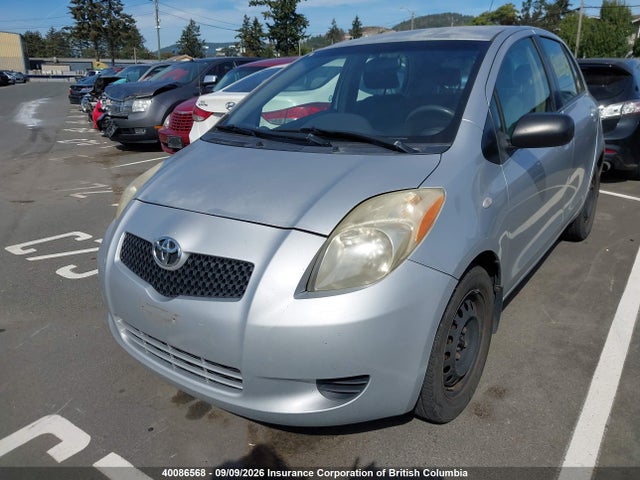 40086568 :رقم المزاد ، JTDKT923875049813 vin ، 2007 Toyota Yaris مزاد بيع