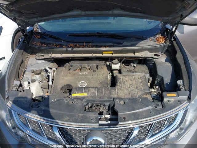 2012 Nissan Murano Sl მანქანა იყიდება აუქციონზე, vin: JN8AZ1MW7CW217517, აუქციონის ნომერი: 40086602