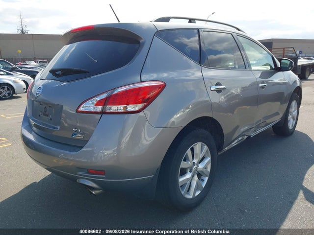 2012 Nissan Murano Sl მანქანა იყიდება აუქციონზე, vin: JN8AZ1MW7CW217517, აუქციონის ნომერი: 40086602