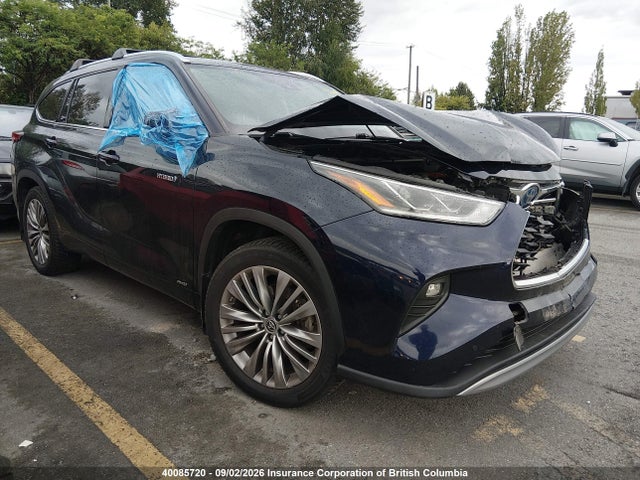 Auction sale of the 2021 Toyota Highlander Hybrid Platinum, vin: 5TDEBRCH6MS068392, lot number: 40085720