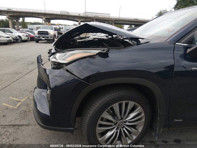 2021 Toyota Highlander Hybrid Platinum მანქანა იყიდება აუქციონზე, vin: 5TDEBRCH6MS068392, აუქციონის ნომერი: 40085720