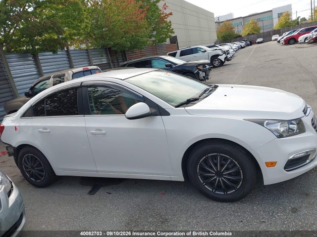 40082703 :رقم المزاد ، 1G1PC5SBXF7200698 vin ، 2015 Chevrolet Cruze Lt مزاد بيع
