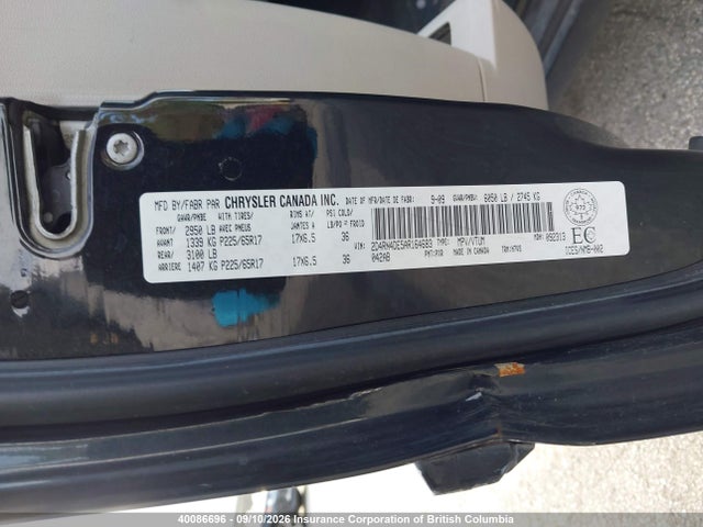 2010 Dodge Grand Caravan Se მანქანა იყიდება აუქციონზე, vin: 2D4RN4DE5AR164683, აუქციონის ნომერი: 40086696
