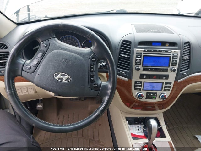 40076768 :رقم المزاد ، 5NMSH73EX9H256421 vin ، 2009 Hyundai Santa Fe Se/limited مزاد بيع