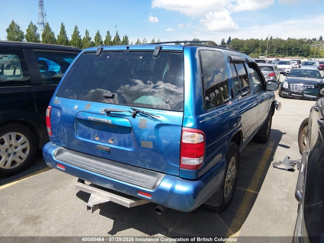 Auction sale of the 2003 Nissan Pathfinder Le/se, vin: JN8DR09Y23W805715, lot number: 40080464