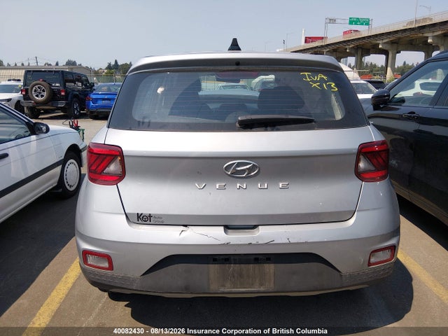 40082430 :رقم المزاد ، KMHRB8A3XNU165901 vin ، 2022 Hyundai Venue Se مزاد بيع