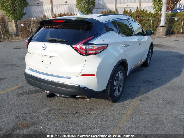 2017 Nissan Murano S/sl/sv/platinum მანქანა იყიდება აუქციონზე, vin: 5N1AZ2MG6HN110350, აუქციონის ნომერი: 40086713