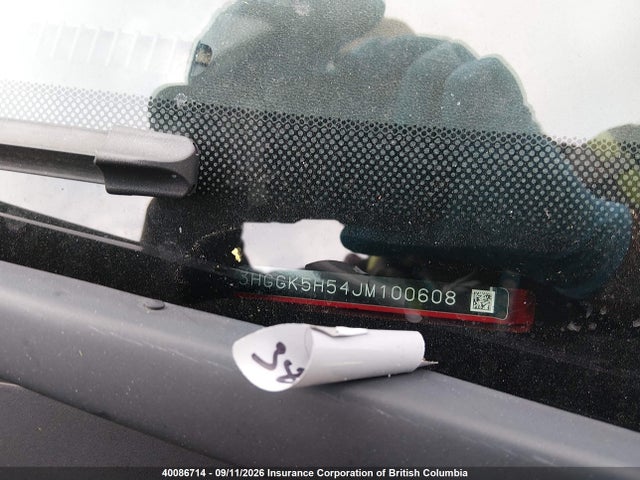 3HGGK5H54JM100608 Honda Fit