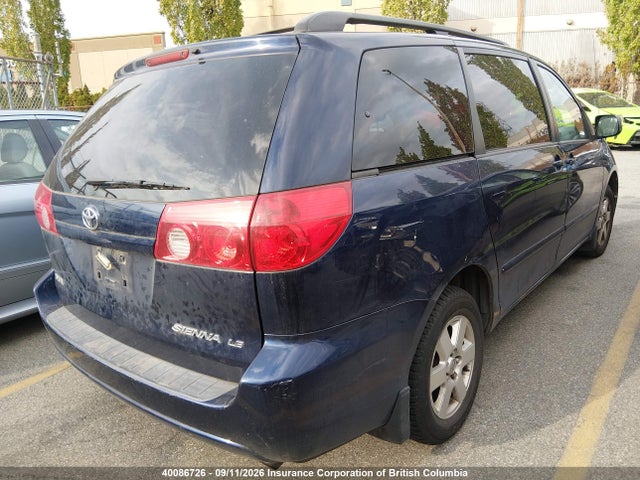 2006 Toyota Sienna Ce/le მანქანა იყიდება აუქციონზე, vin: 5TDZA23C86S401159, აუქციონის ნომერი: 40086726