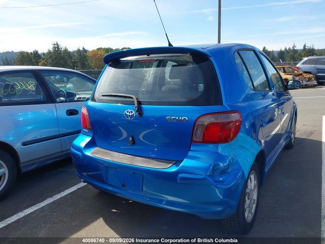 40086740 :رقم المزاد ، JTDKT123X50089788 vin ، 2005 Toyota Echo مزاد بيع