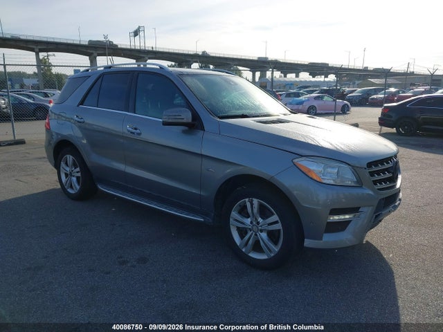 Aukcja sprzedaży 2012 Mercedes-benz Ml 350 Bluetec 4matic, vin: 4JGDA2EB6CA051212, numer aukcji: 40086750