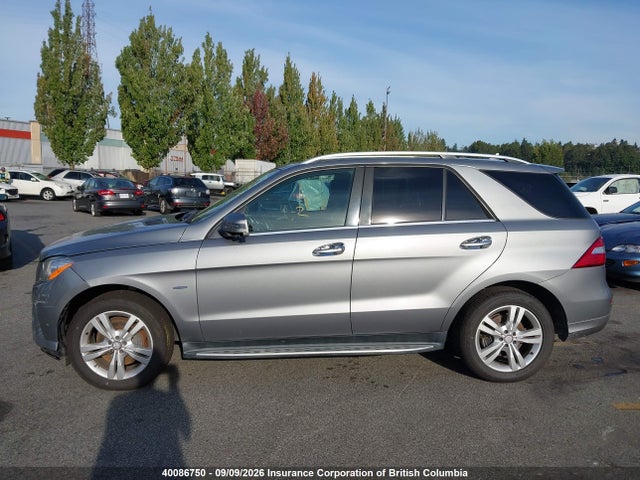 Продажа на аукционе авто 2012 Mercedes-benz Ml 350 Bluetec 4matic, vin: 4JGDA2EB6CA051212, номер лота: 40086750