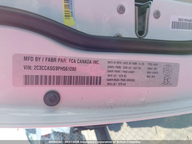 Chrysler 300 Touring L 2023 2C3CCASG9PH561280 Image 9