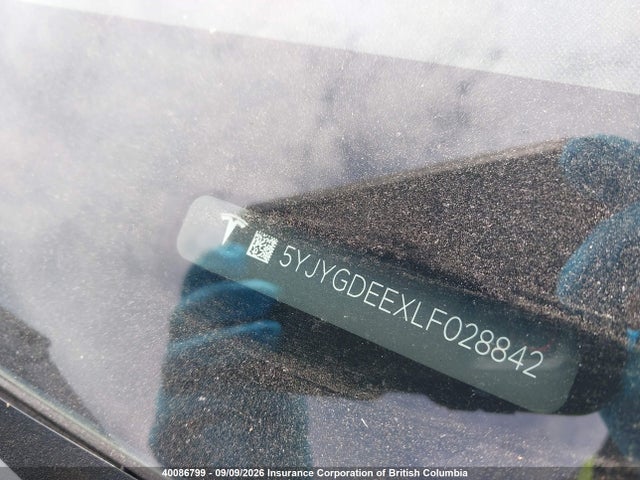 Aukcja sprzedaży 2020 Tesla Model Y, vin: 5YJYGDEEXLF028842, numer aukcji: 40086799