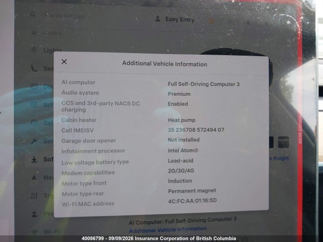 Aukcja sprzedaży 2020 Tesla Model Y, vin: 5YJYGDEEXLF028842, numer aukcji: 40086799