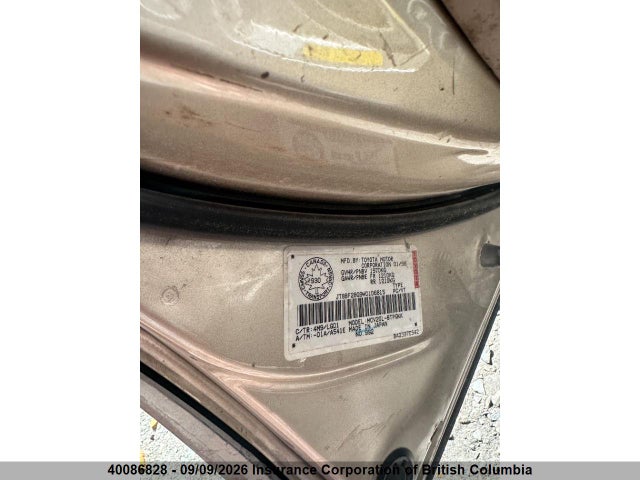 Aukcja sprzedaży 1998 Lexus Es 300, vin: JT8BF28G9W0106815, numer aukcji: 40086828