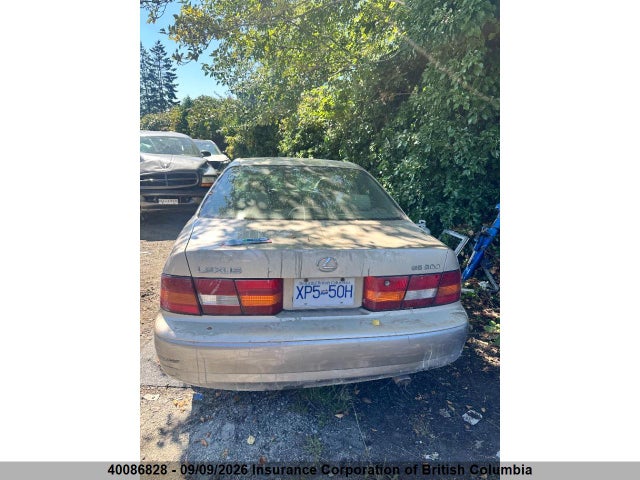 Aukcja sprzedaży 1998 Lexus Es 300, vin: JT8BF28G9W0106815, numer aukcji: 40086828