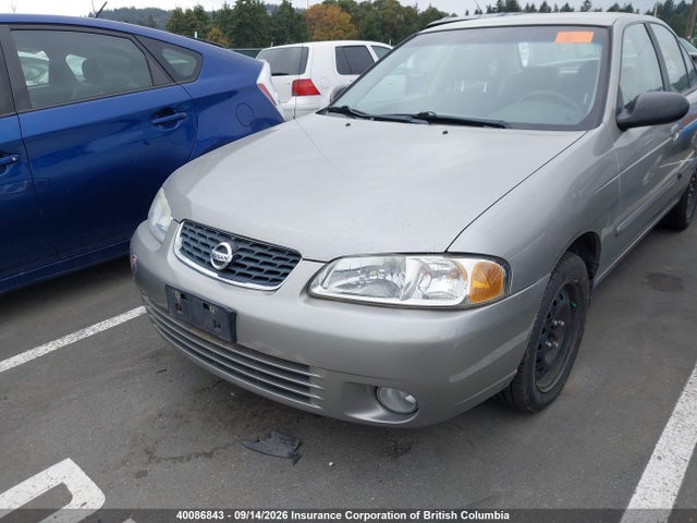 2003 Nissan Sentra Xe/gxe მანქანა იყიდება აუქციონზე, vin: 3N1CB51D03L785037, აუქციონის ნომერი: 40086843