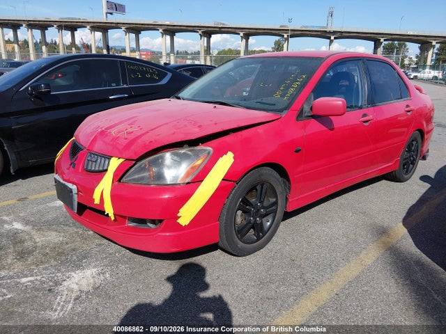 2005 Mitsubishi Lancer Ralliart მანქანა იყიდება აუქციონზე, vin: JA3AJ66F25U604146, აუქციონის ნომერი: 40086862