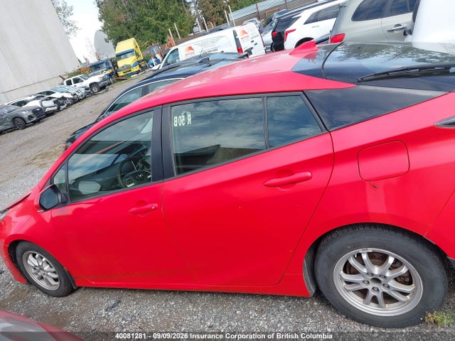 40081281 :رقم المزاد ، JTDKBRFU0G3022333 vin ، 2016 Toyota Prius مزاد بيع