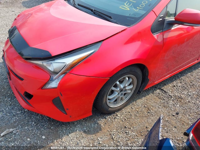 40081281 :رقم المزاد ، JTDKBRFU0G3022333 vin ، 2016 Toyota Prius مزاد بيع