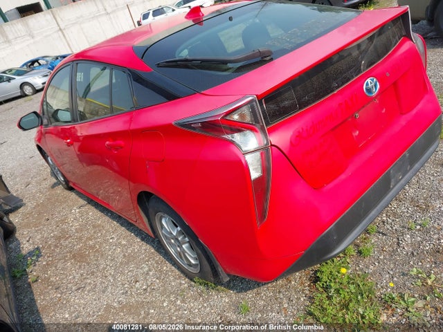 40081281 :رقم المزاد ، JTDKBRFU0G3022333 vin ، 2016 Toyota Prius مزاد بيع