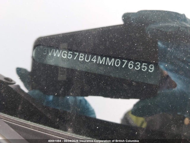40081084 :رقم المزاد ، 3VWG57BU4MM076359 vin ، 2021 Volkswagen Jetta Sel Premium مزاد بيع