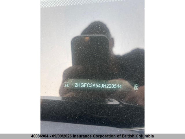 2HGFC3A54JH220544 Honda Civic