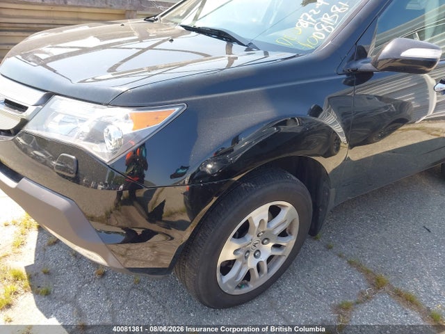 40081381 :رقم المزاد ، 2HNYD28648H006378 vin ، 2008 Acura Mdx Technology مزاد بيع
