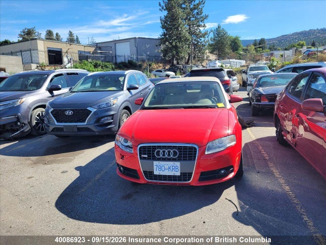 40086923 :رقم المزاد ، WAUEH48H07K022933 vin ، 2007 Audi A4 مزاد بيع